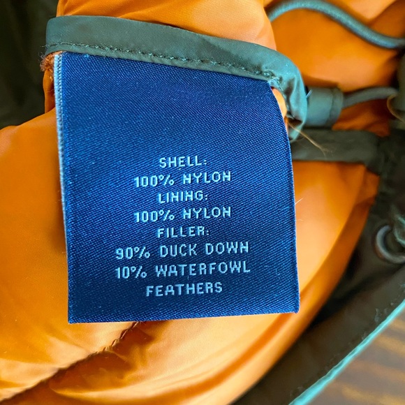 Duck Down Puffer Vest- Olive - Picture 6 of 7